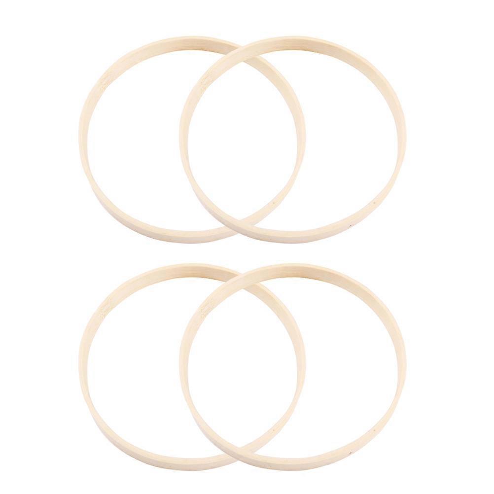 Dreamcatcher Ring Bamboo Frame Capturing Web for DIY Crafts 15Pcs Set