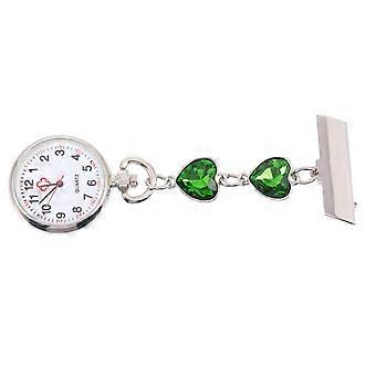 Nurse Watch Peach Heart Pocket Watch with Quartz 1 Piece
