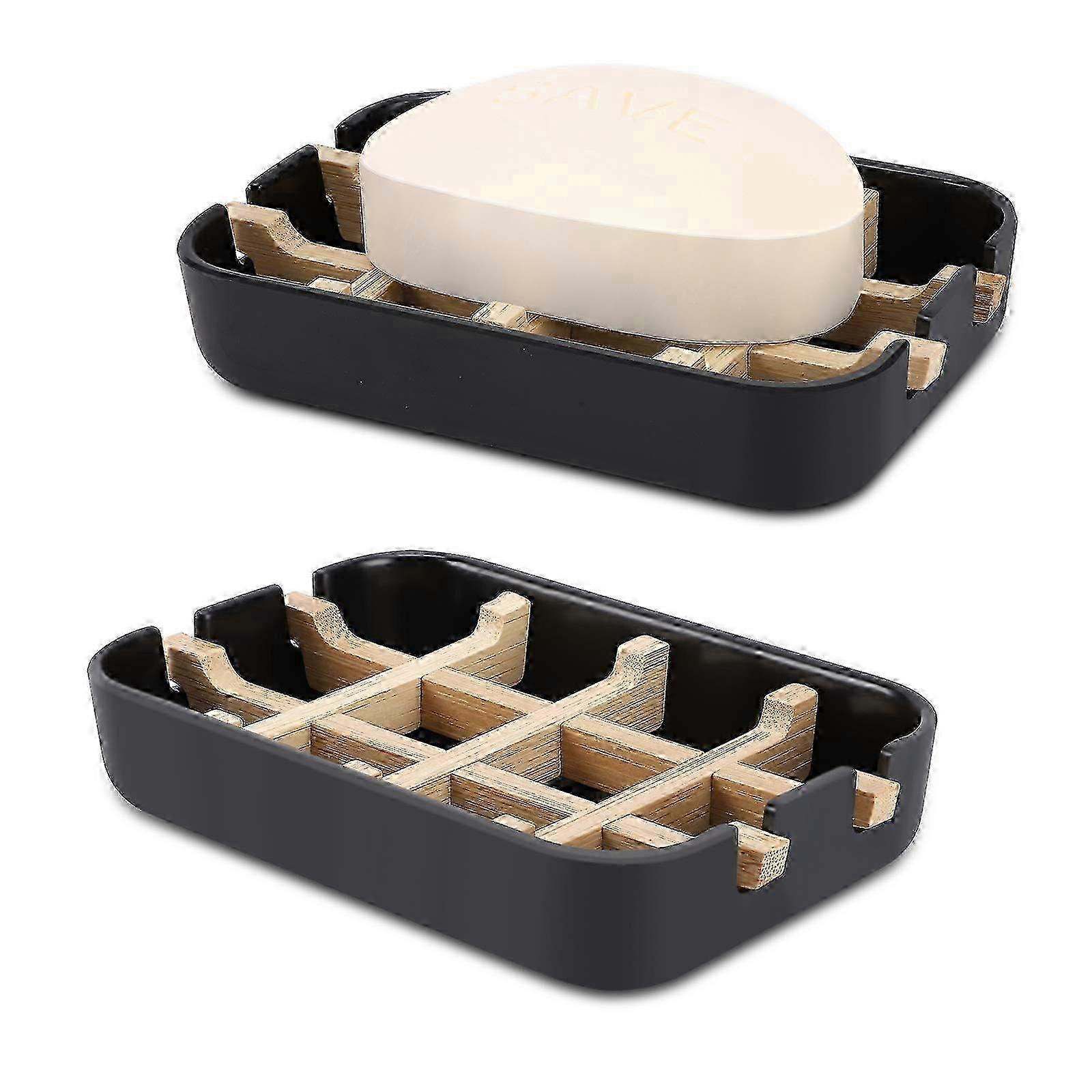 Black Soap Dishes for Bathroom Sink Deck