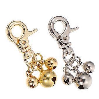 Jingle Bell Collar for Dogs Small Pet Bells 8Pcs with Clip Assorted Color