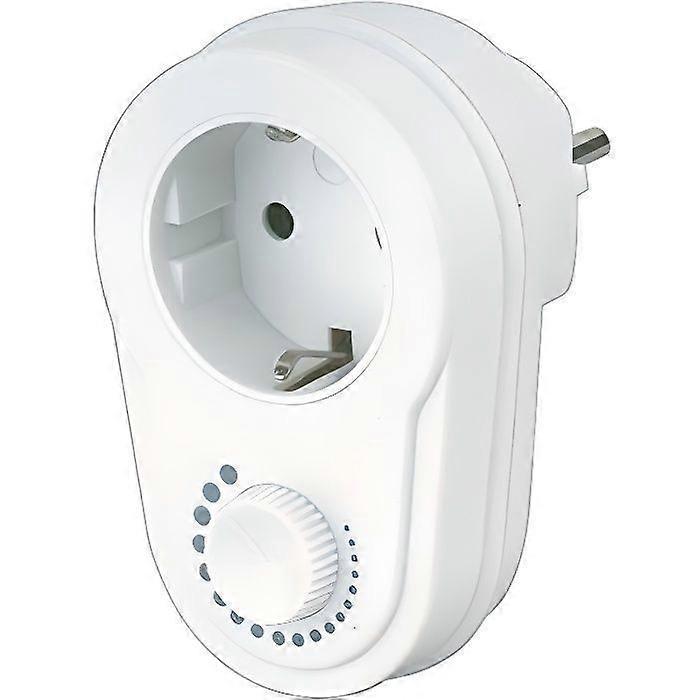 Socket with dimmer - 11.554 - White - Indoor - Electric