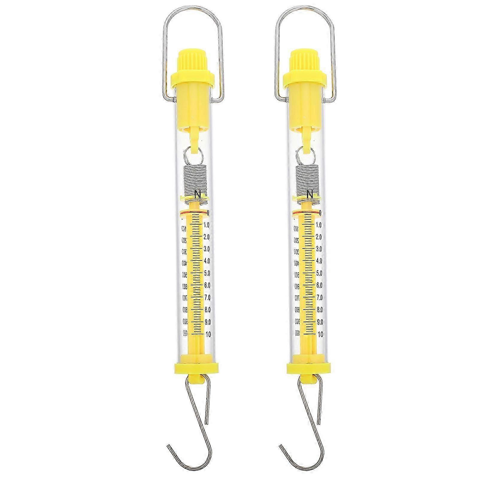 2pcs Newton Weight Scale, High Precision, Plastic Metal, for Physics Teaching