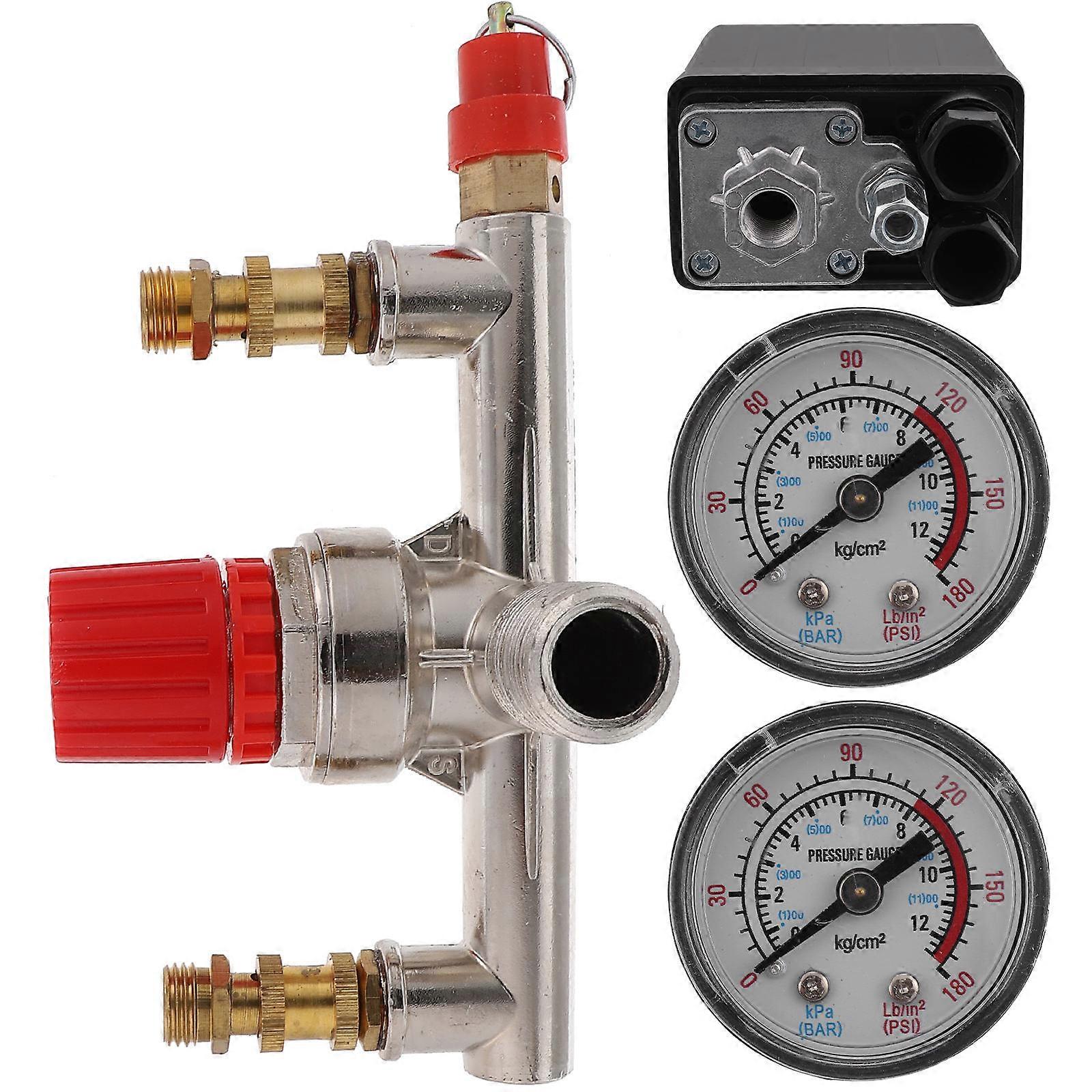 175psi Air Compressor Pump Pressure Switch Control with Gauges Regulator