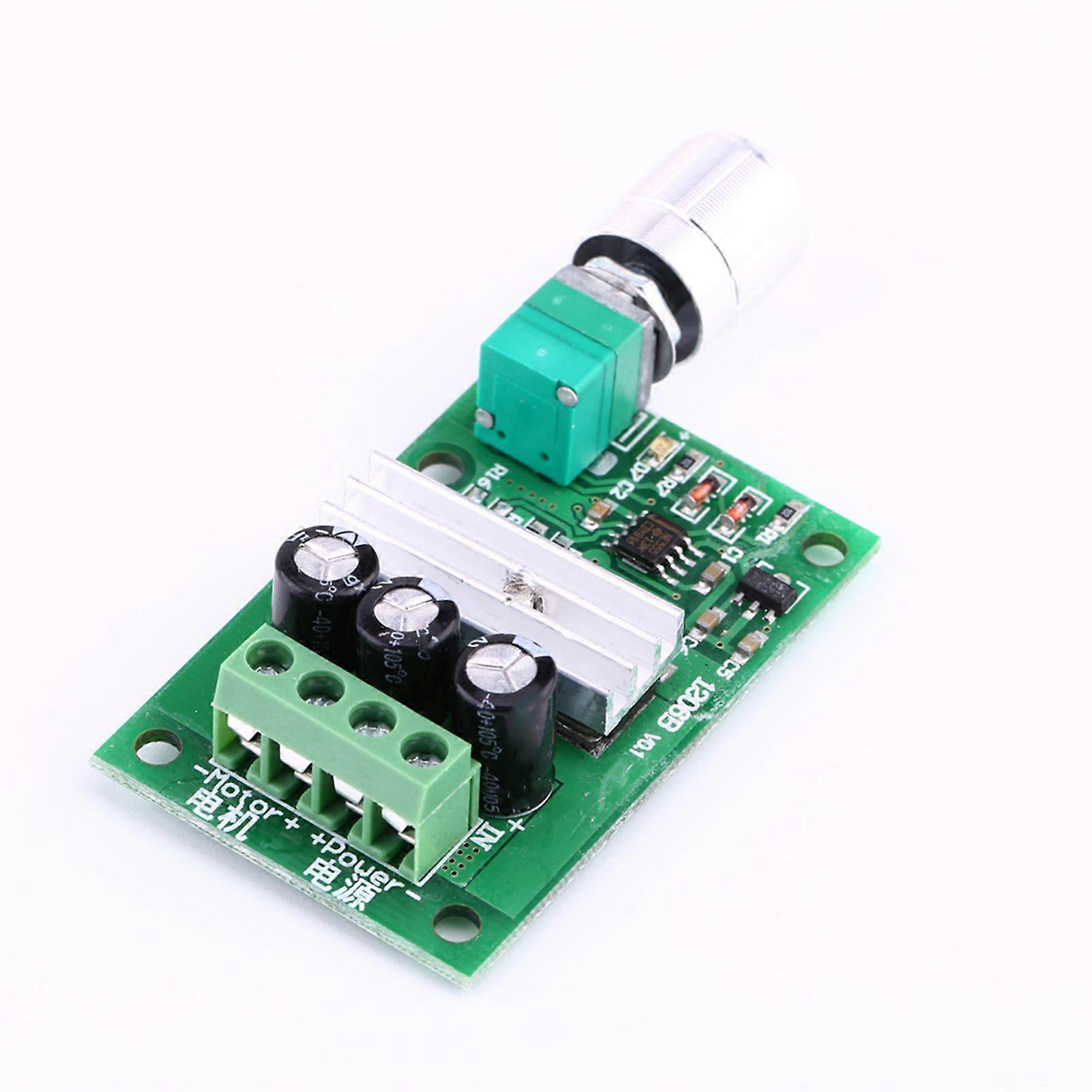 6V-28V 3A PWM DC Motor Speed Controller Switch Function 1206B w/ Case Adjustable Speed Control