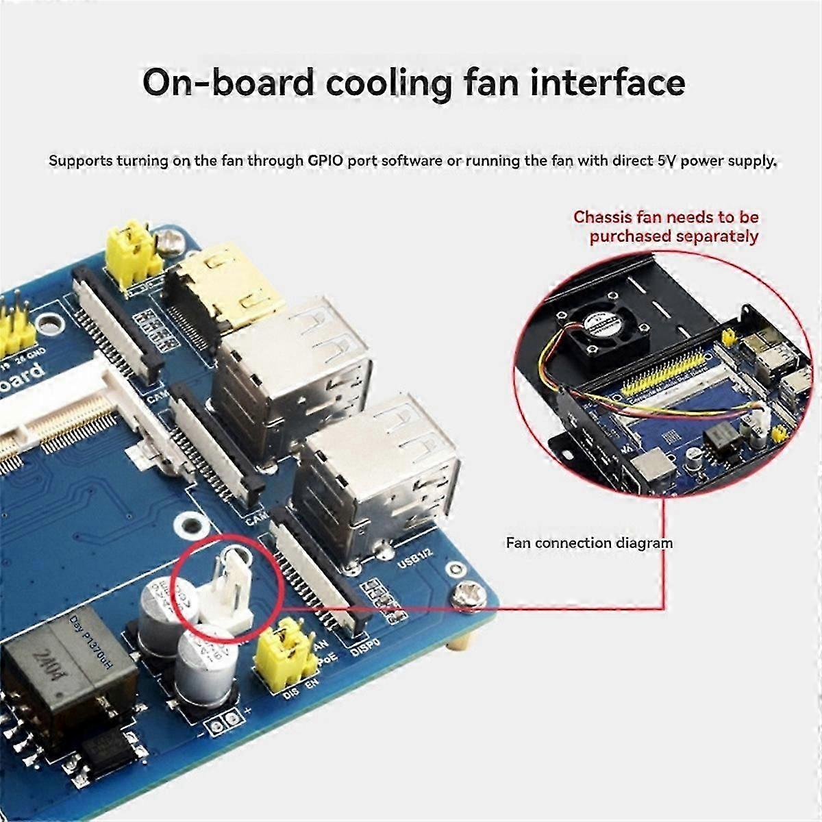 Compute Module PoE Board For CM4S CM3 3Lite 3+