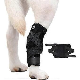 Attelle pour pattes avant et arrière de chien, manchon de compression anti-léchage pour la protection des plaies, soulagement des points chauds, soutien des articulations du carpe et du jarret, bandage respirant