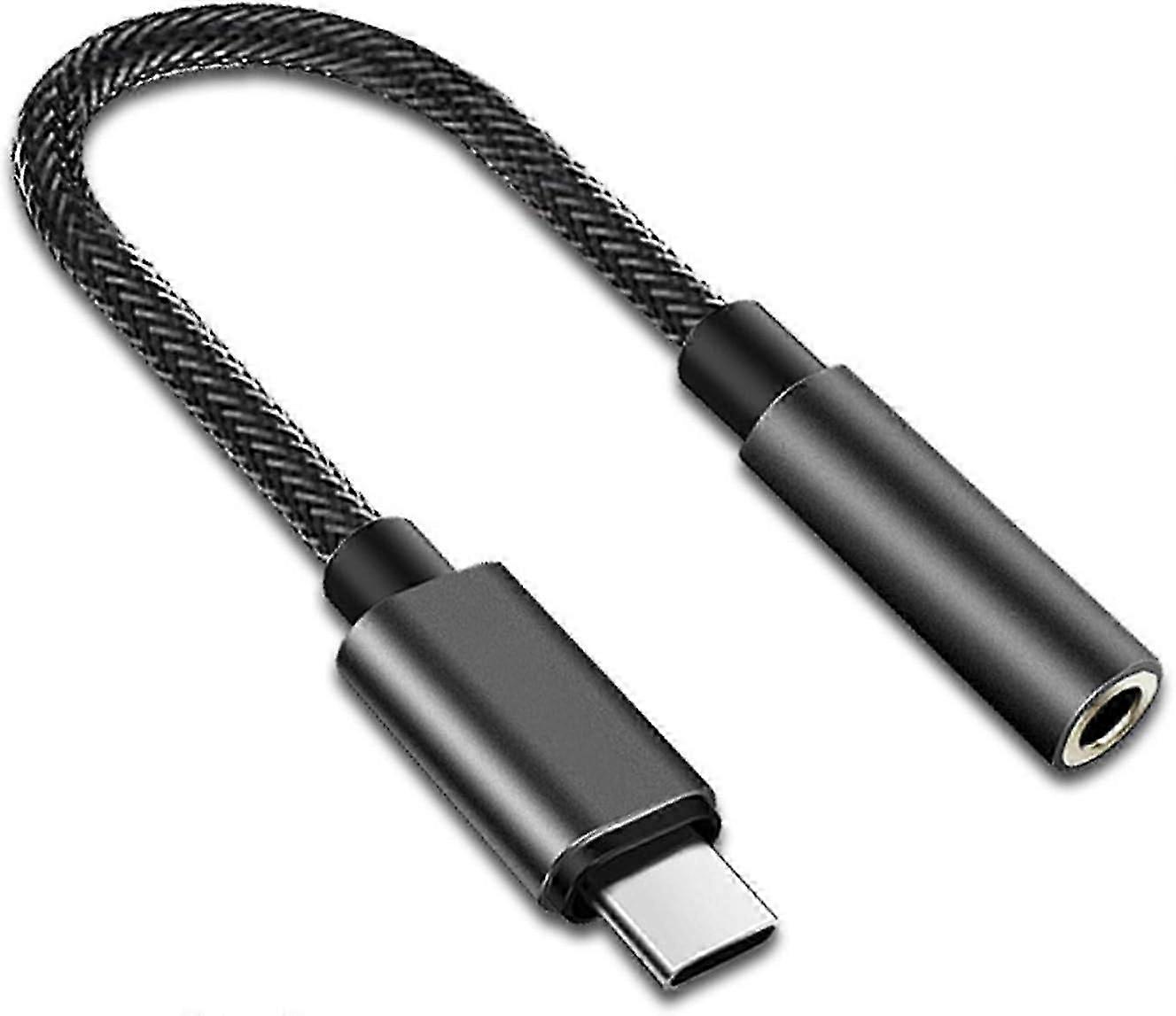 3,5 mm USB C-jackadapter, USB Type C-audiojack-adapter