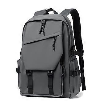 beau sac à dos décontracté pour les hommes femmes, sacs à dos légers ordinateur portable durable étanche sac d’ordinateur de travail sac d’affaires de randonnée (gris galactique)
