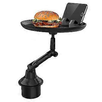 Cup Holder Car Tray Back Seat Food Table Sauce Holder Adjustable