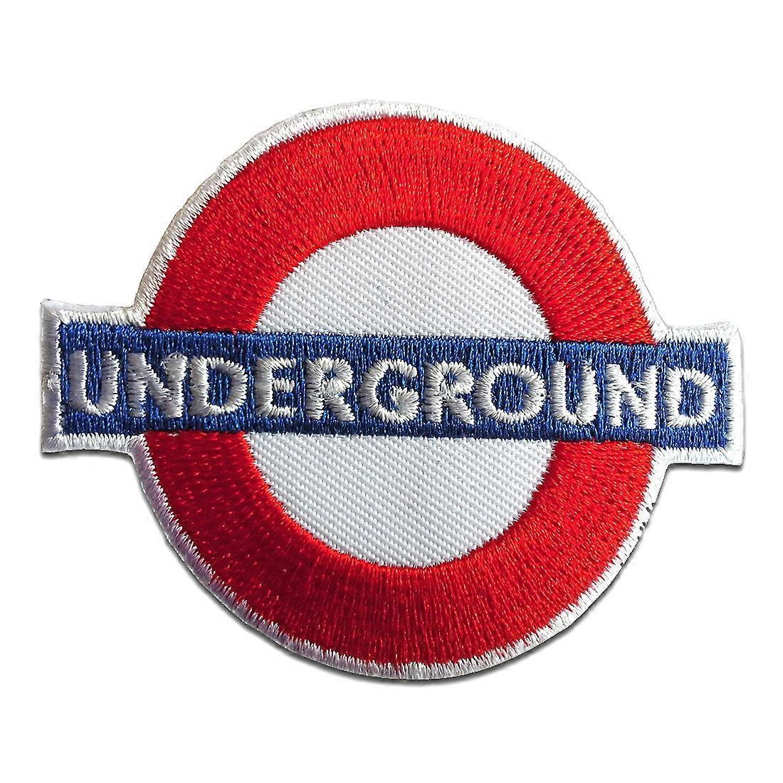 Patch Underground London Logo white 7,4x5,7cm Patch Iron on patch