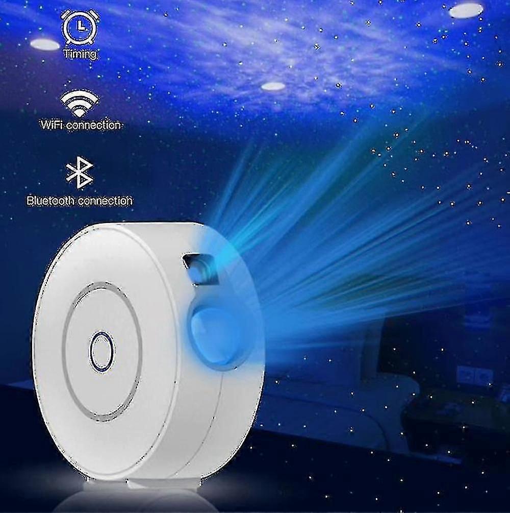 Led Smart Star Projector 3d Galaxy Cloud Star Light Projector Sovrum Nattljus