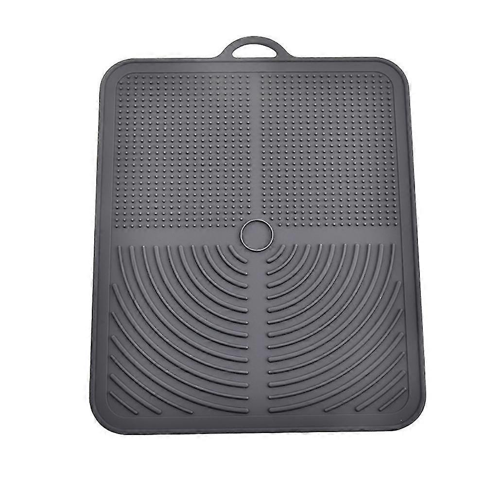 Kitchen Sink Silicone Drying Mat Multi-functional Drain Pad Dish Draining Tray for kitchen