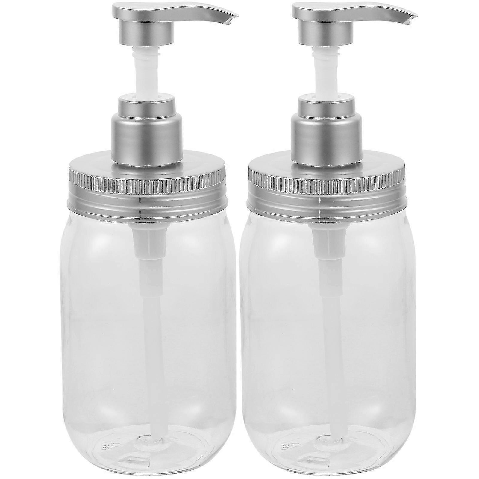 Liquid Soap Dispensers Refillable for Storage 6Pcs Empty Pump Bottles