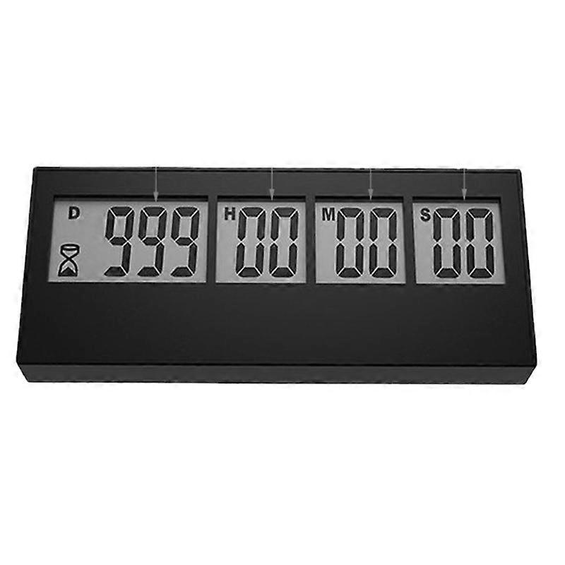 Big Digital Countdown 999 Days Count Down Clock Timer ABS Material 2 Colours compatible with Graduation Lab Kitchen