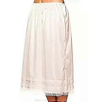 Damen Spitze Petticoat Unterer Rock Langer Rock
