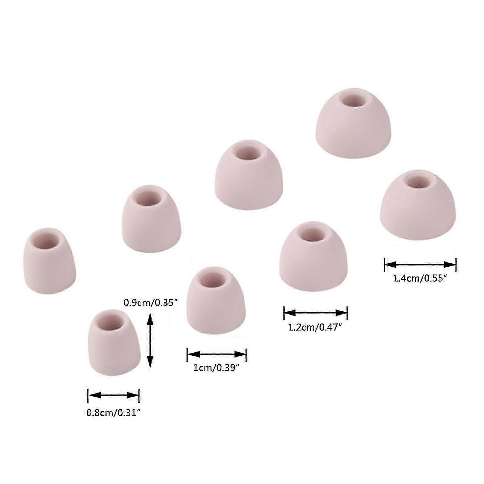 4 Pair Ear Tip Replacement Universal Earpads Earbuds for E8 Wireless Earphone Eartips