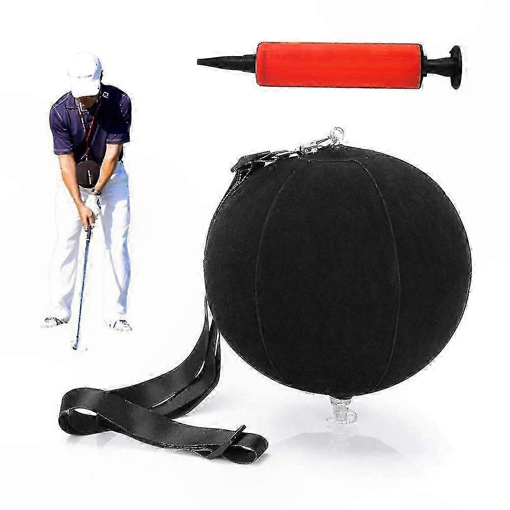 Swing Correction Training with Smart Inflatable Golf Swing Trainer Ball