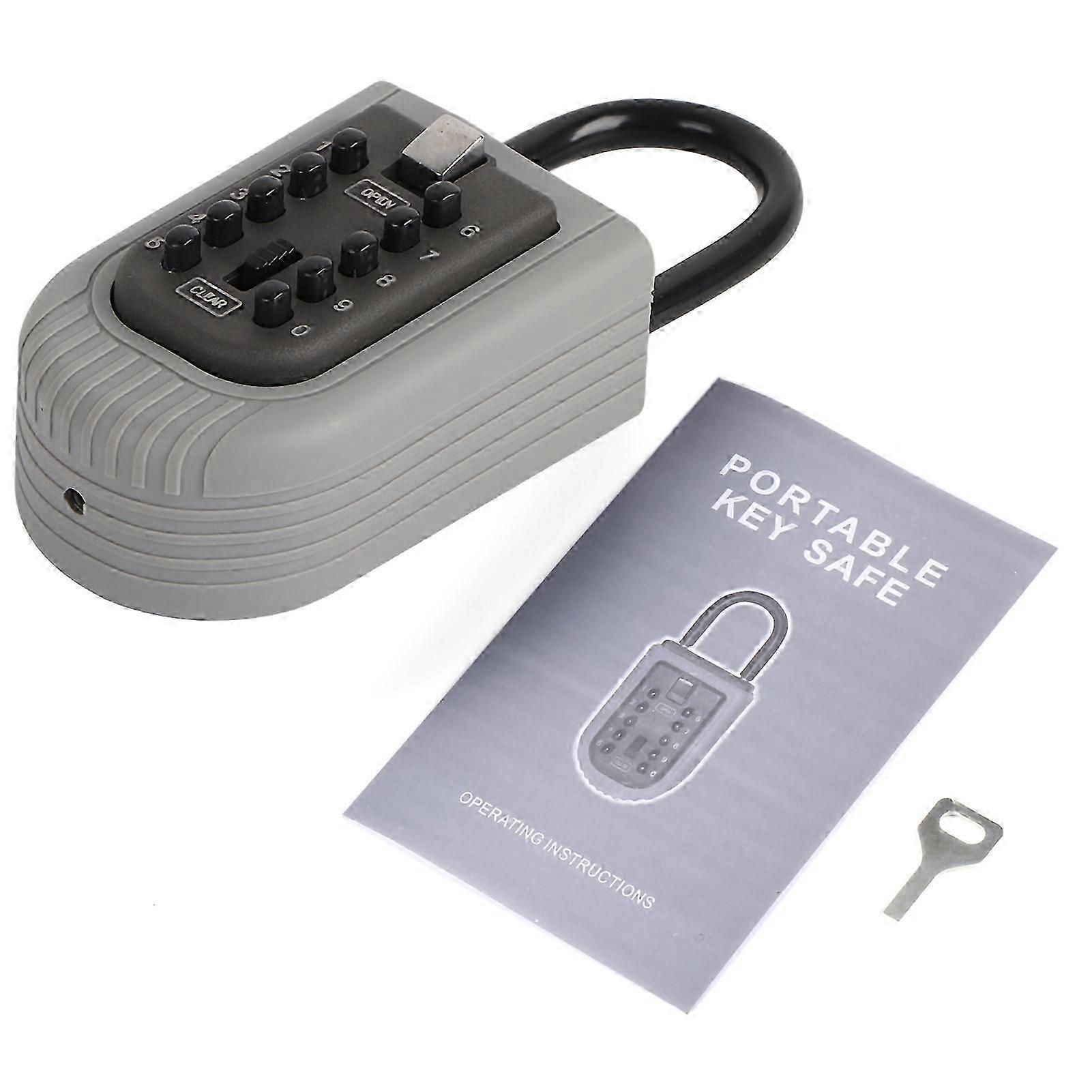 10-Digit Push Button Key Box