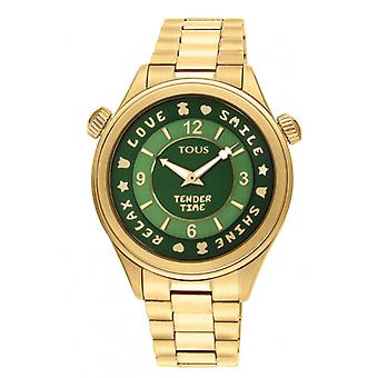 Orologio Tous tender time per donna analogico al quarzo con bracciale in acciaio inossidabile placcato in oro 200350620