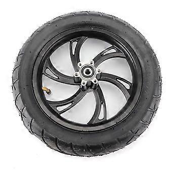 Black 12 inch Inflatable Wheels 12 1/2X2 1/4 Tyre Aluminum Rim Set Fit For Electric Scooters E-bike Folding Bicycles Accessories