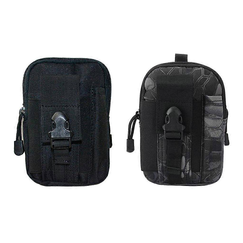 2x Waterproof Waist Bag Pouch Python