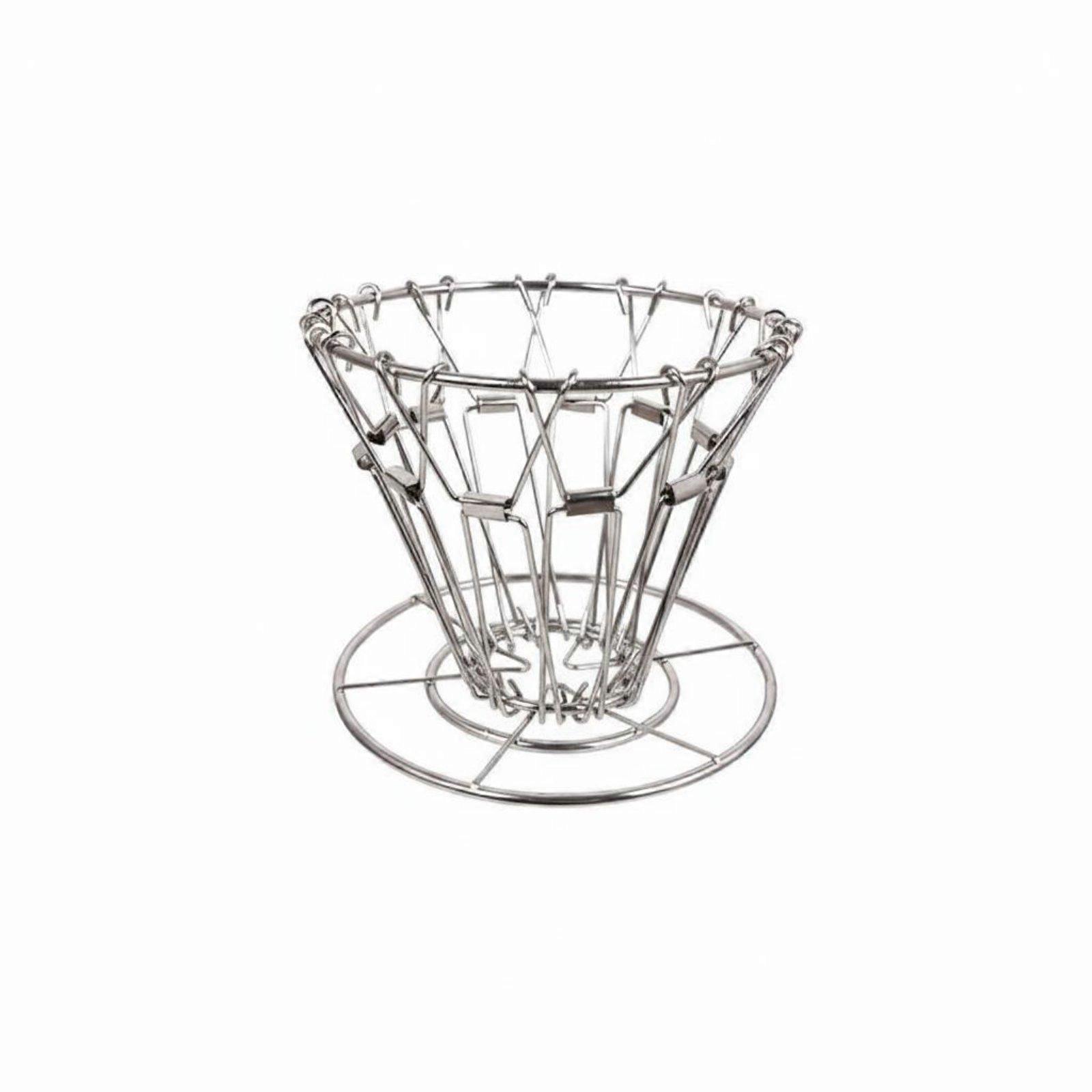 Folding Coffee Dripper Foldable Portable Pour over Dripper Reusable Stainless
