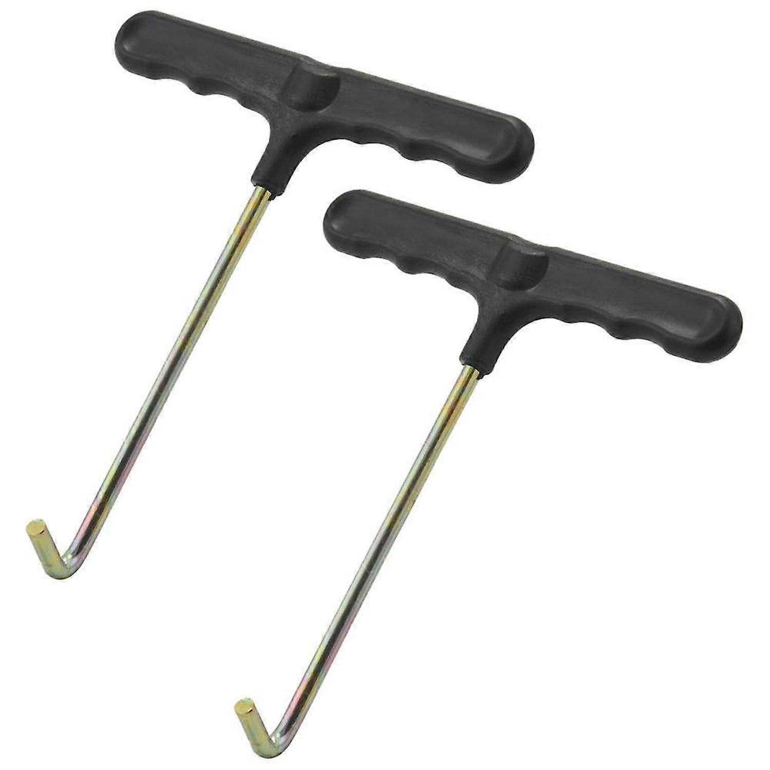 2pcs Trampoline Spring Pull Tool, Trampoline Puller T-hook Spring Puller Tool