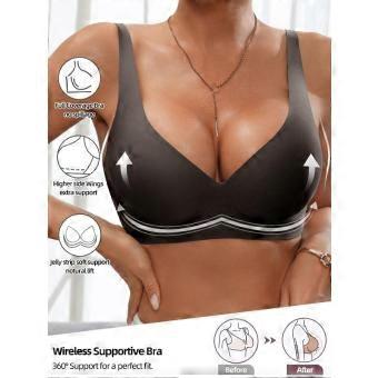 Large TK Jelly Dark Design Casual Fit Lined Bra Underwear