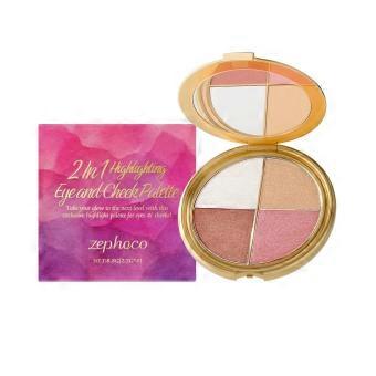 Highlighter Eyeshadow Blush Palette, 3-in-1 Multi-functional, Enhances Makeup Delicacy, Suitable for Daily Party, Easy To Apply
