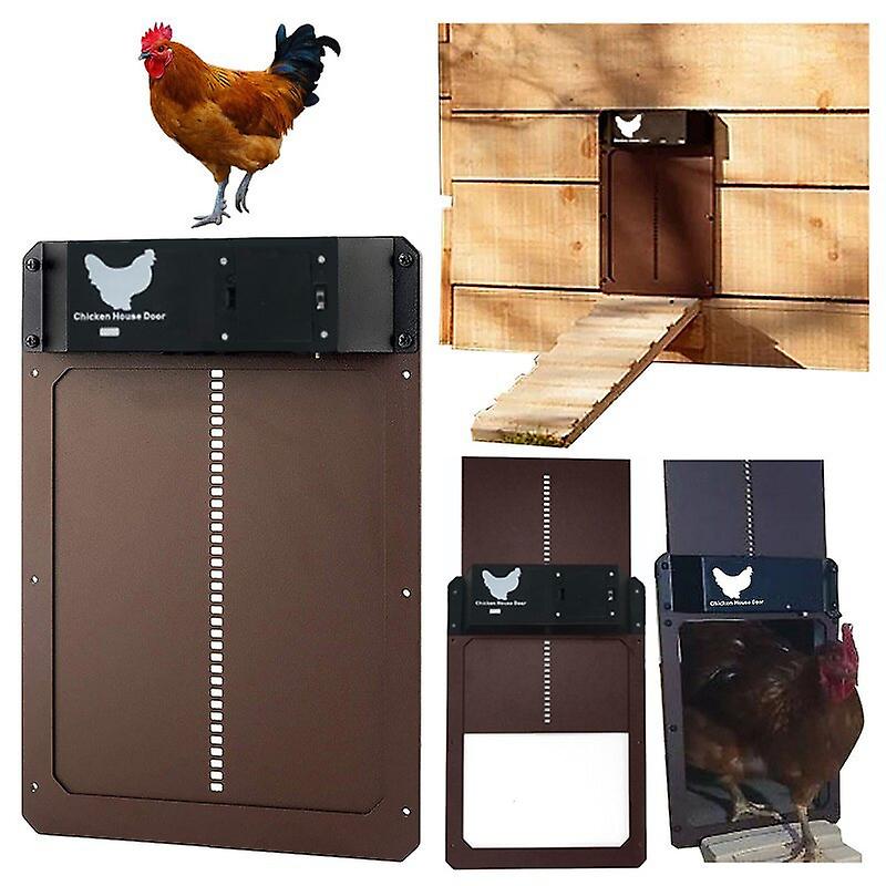Automatic Chicken Coop Door Opener Light Sensor Chicken House Door