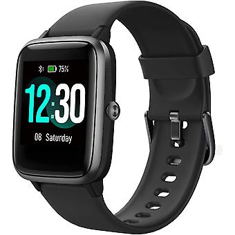 Fitnessmittari sykemittarilla - Smart Watch 1,3 tuuman värillinen kosketusnäyttö, IP68 vedenpitävä