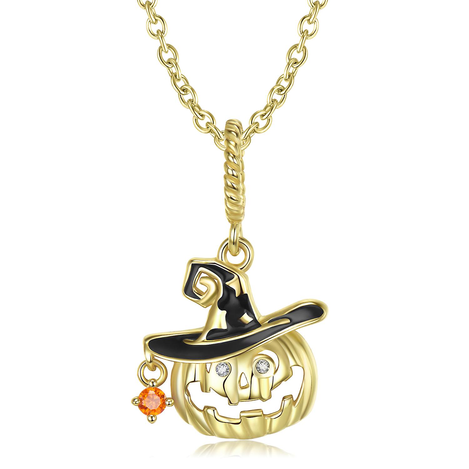 Cute Smiley Face Pumpkin Pendant Halloween Gift