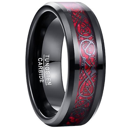 8mm Tungsten Carbide Ring For Men's