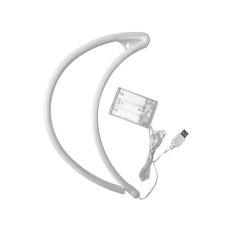 Moon Neon Wall Mounted LED Neon Signs - Protecu USB or Battery Powered Neon Lights
