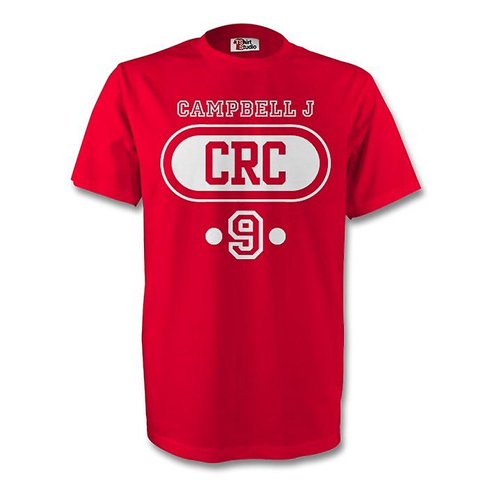 乔尔 · 坎贝尔哥斯达黎加 Crc t 恤 (红色)