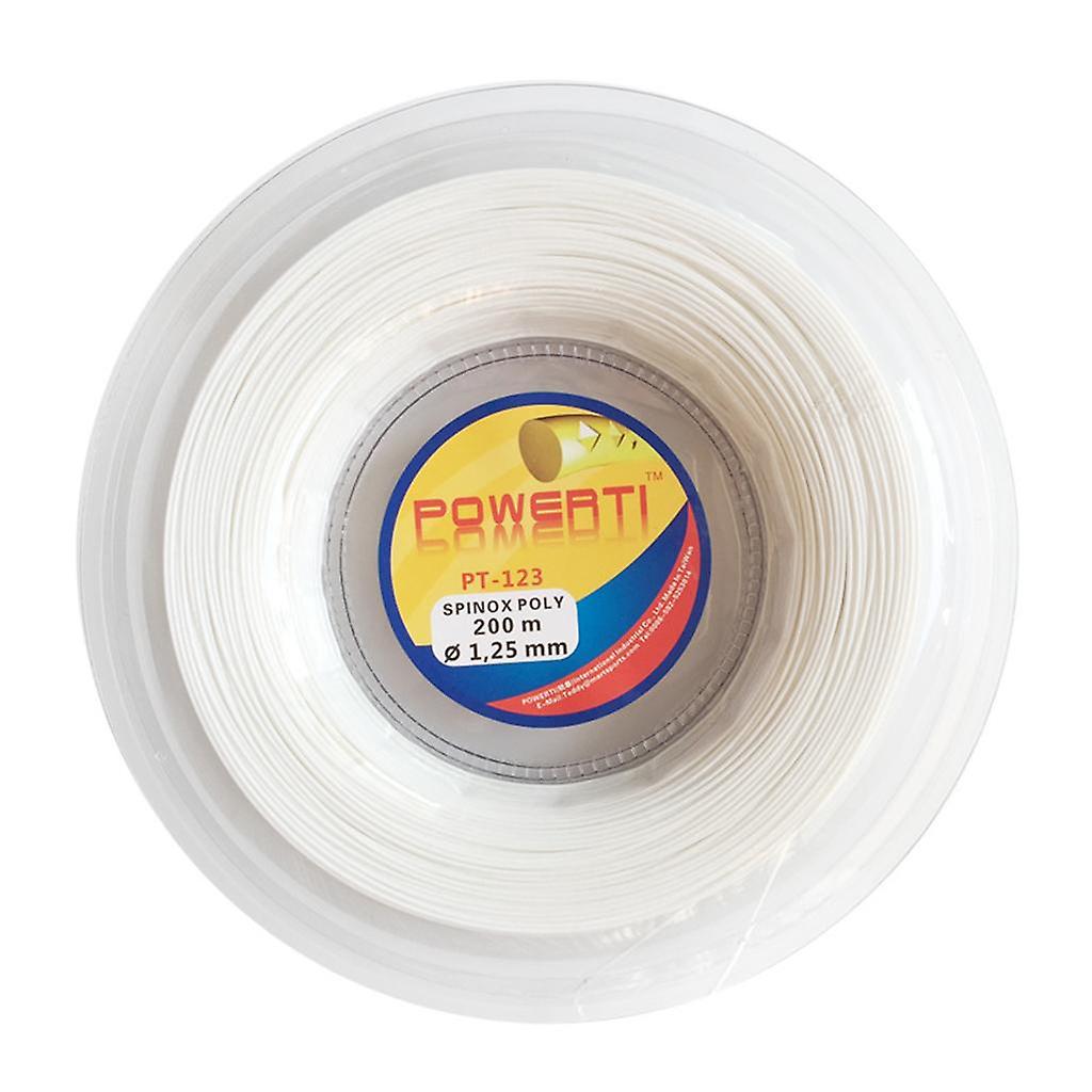 12m Tennis Racket Racquet String High Elastic Thread Textured Line White