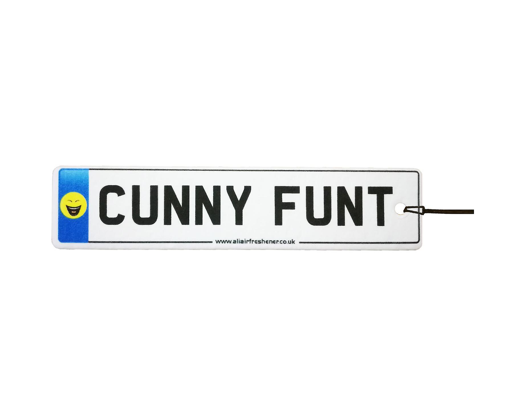 Cunny Funt 车牌汽车空气清新剂
