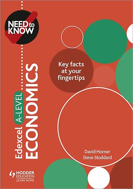 Need To Know Edexcel Alevel Economics by Steve Stoddard Paperback Book