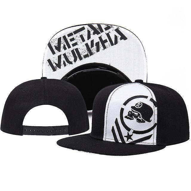 Metal Mulisha Style Snapback Baseball Cap – Unisex Adjustable Hip-hop Sports Hat, Solid Cotton