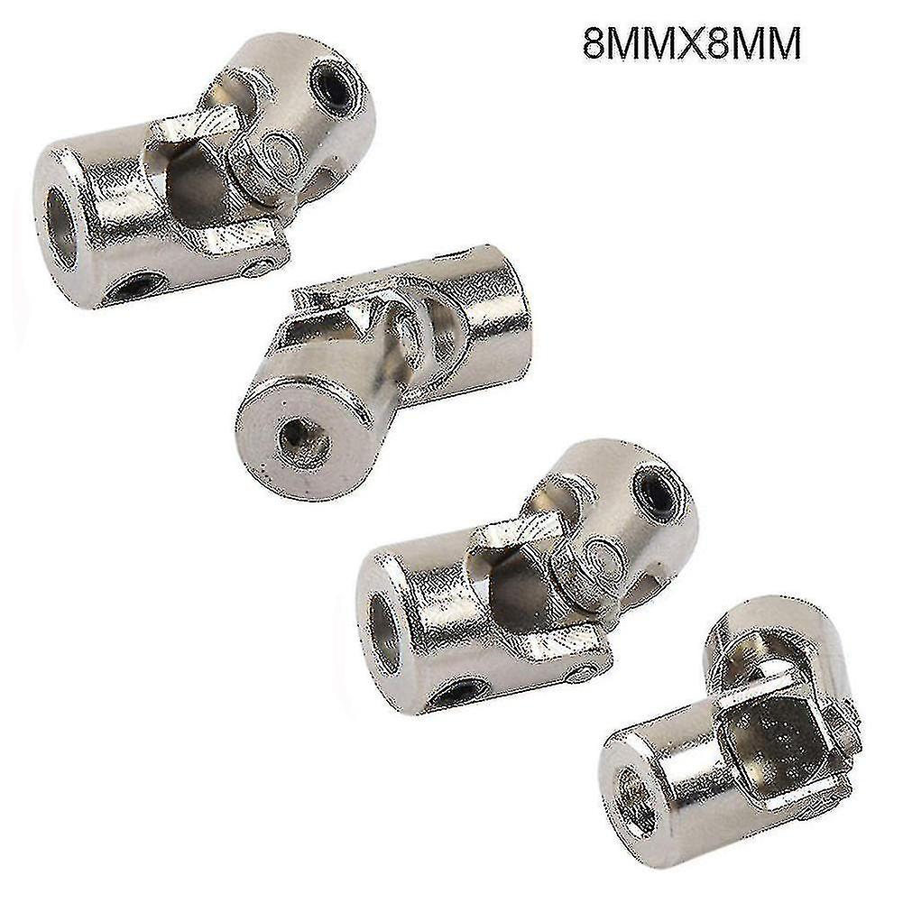 4 Pcs Universal Joint Shaft Coupler Coupling Steering Connector For Rc Car Crawler Boat-