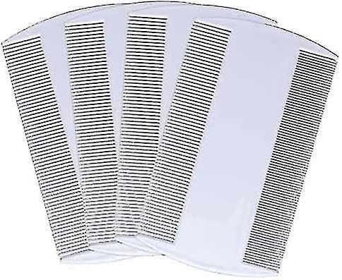 Comb Headlice Double Sided Dectection For Kids Pets And Adults (white) (4pcs)