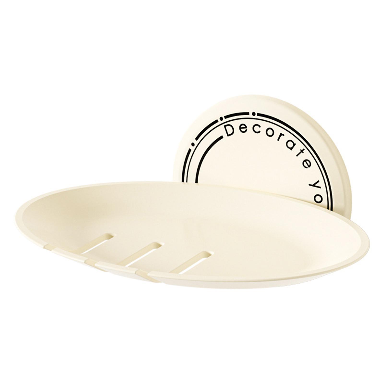 Wall Mounted Detachable Soap Box Double Self Draining Soap Container For Laundry Room Tub Balcony