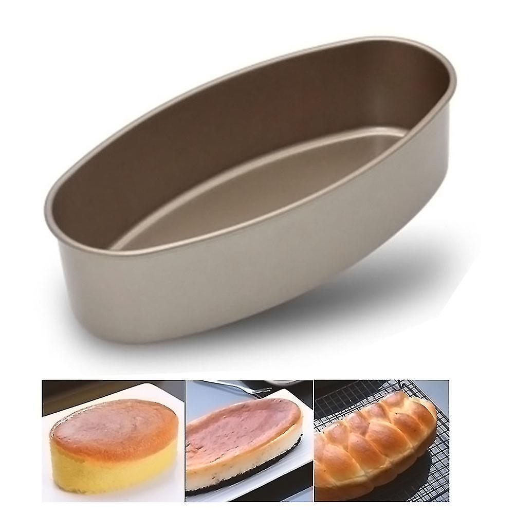 Nonstick Oval Baking Pan for Bread, Cheesecake, and Cakes - Sturdy Kitchen Essential