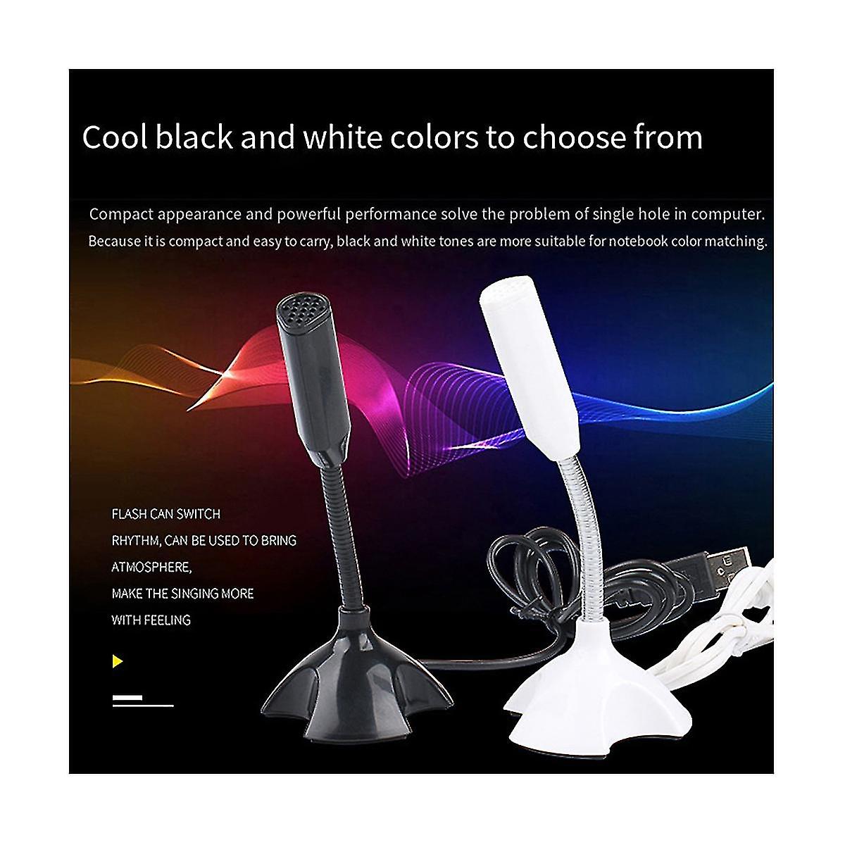 Usb Laptop Microph Mic High Sensitivity Mini Studio Mic D With H Gaming Co