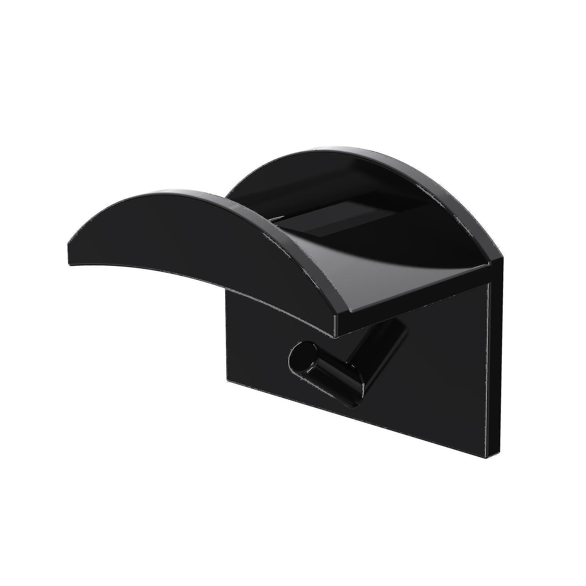 Sticky Hat Rack Wall Mount Baseball Hat Hook Multipurpose Ha10pcsblack