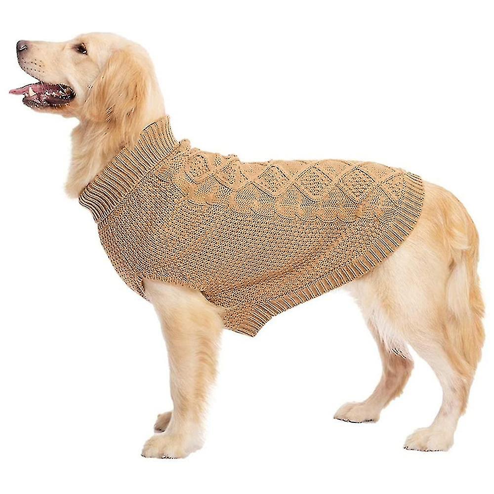 2 Piece Dog Clothes Pet Sweater Winter Solid Sweater X