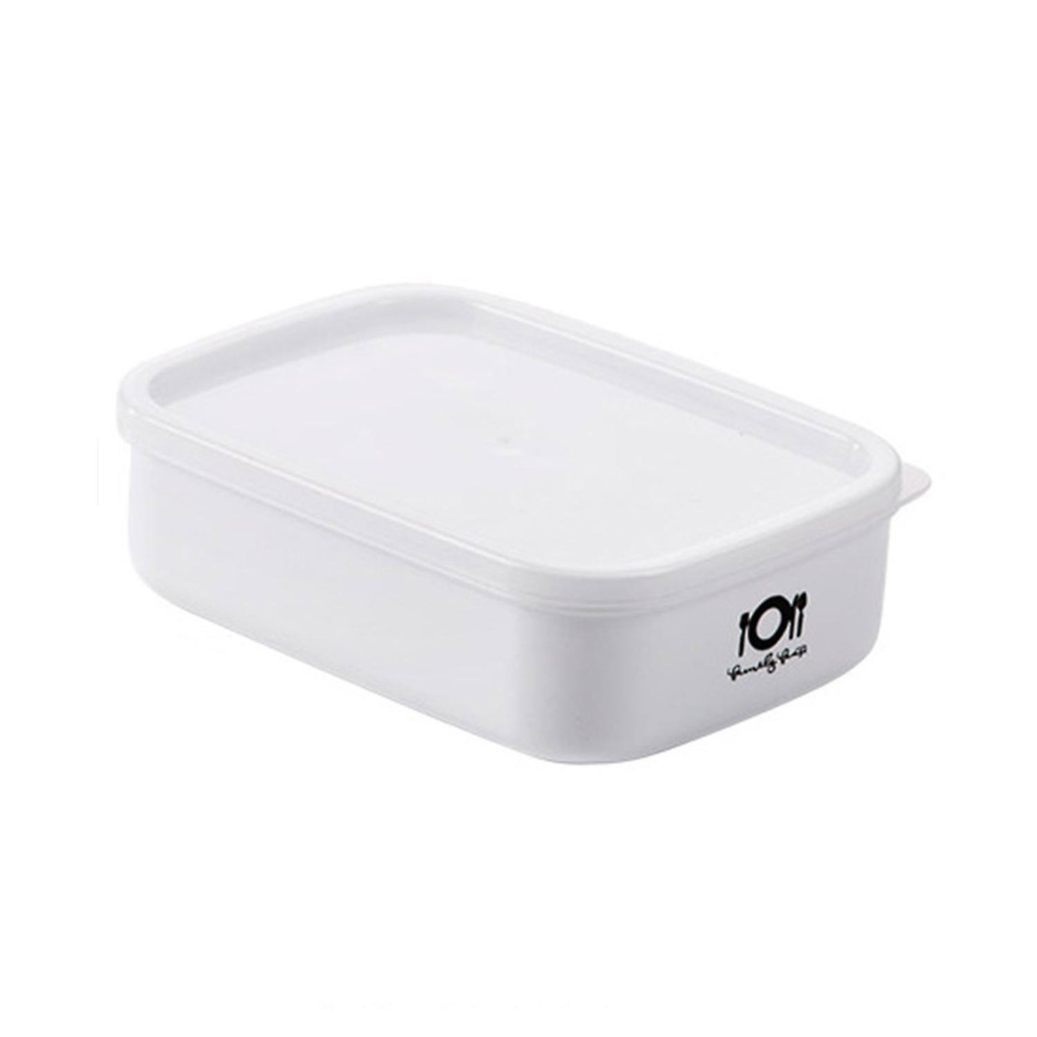 ZHOUBA Stackable Bento Box Wide Mouth PP Rectangle Square Food Box for Camping