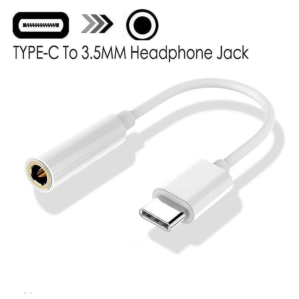 Braided Cable Adapter USB-C Type C to 3.5mm Jack Headphone Cable Audio
