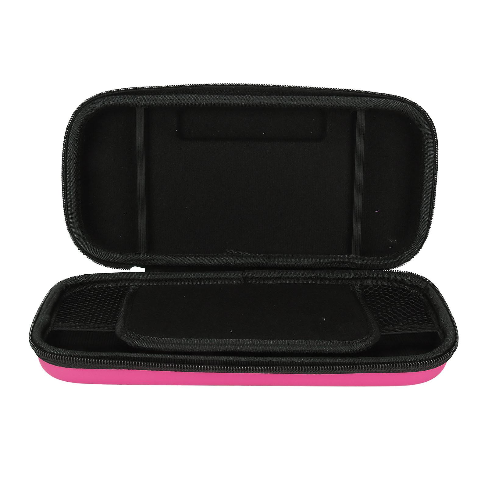 Carrying Storage Bag Crash Resistant Large Space Scratch Resistant Carrying Storage Case for Switch Host Portable Pink