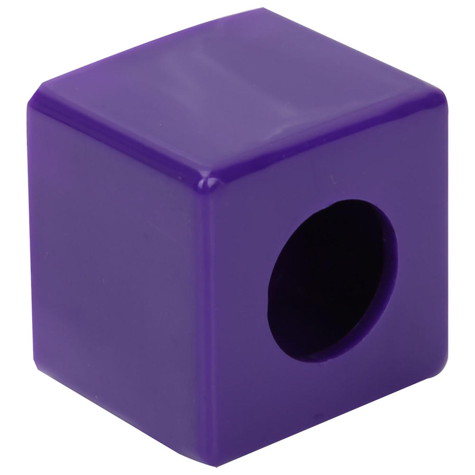 Portable Billiard Billiard Chalk Holder Protective Cover High end Accessory (purple)